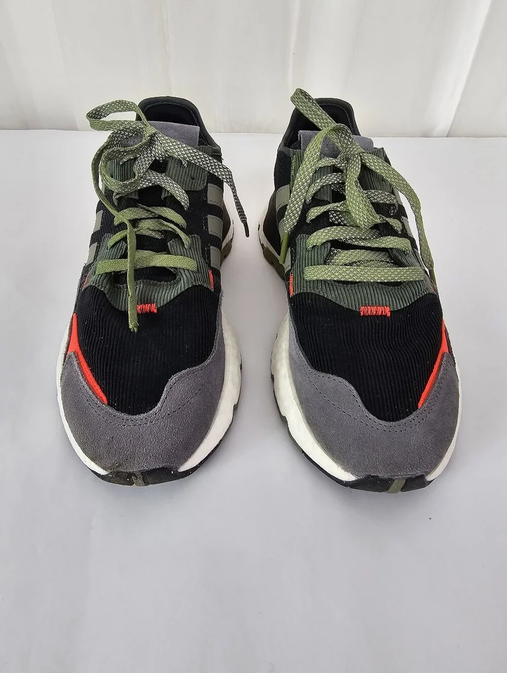 adidas Originals Nite Jogger Black Legacy Green Sneaker FZ1960 Retro Men's 8